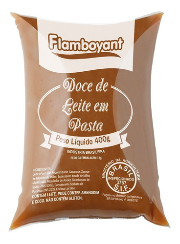 Doce De Leite Em Pasta 400g Flamboyant