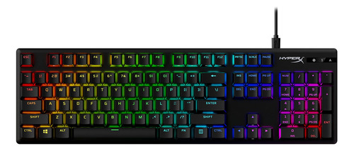 Teclado Mecánico Gamer HyperX Alloy Origins PBT, Iluminación RGB