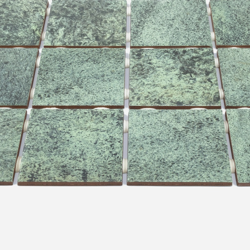 Revestimiento Ceramica Simil Bali Palau Piscina Pileta 10x10 Verde