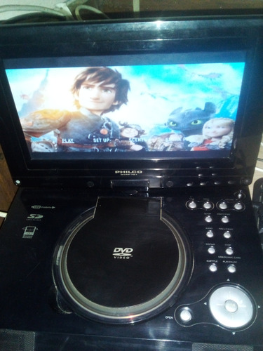 Dvd Portatil Philco Dvpp-701 Negro (Usado)