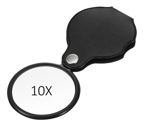 10x Mini Lupa De Bolsillo Plegable De La Lupa De La Lupa Pri