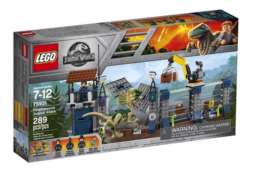 Lego Jurassic World 75931 Ataque Dilofosaurio Mundo Manias