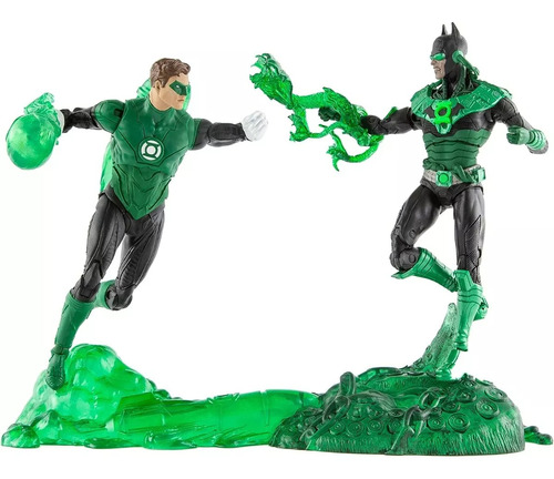 Mcfarlane Toys Green Lantern Vs Dawnbreaker Detalle Caja