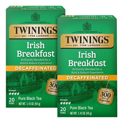 Te Negro Descafeinado Twinings Pack X2 40u