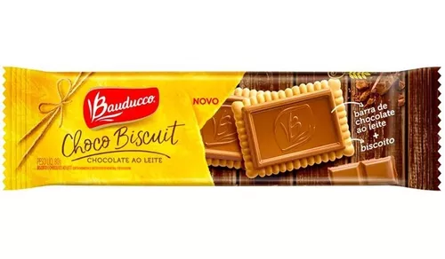 Biscoito Bauducco Recheado Com Chocolate Ao Leite 80g