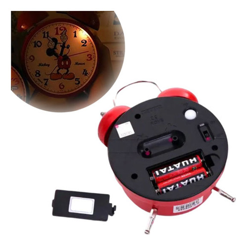 Reloj Despertador Mickey Mouse Disney