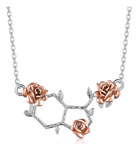 Svodea Collar De Molécula De Serotonina Para Mujer, Collares