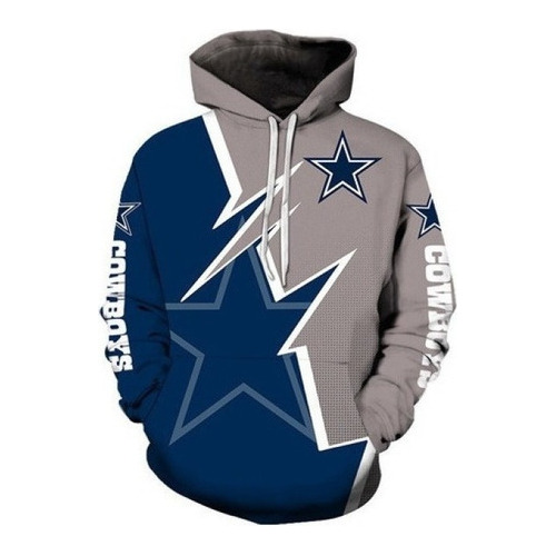 Sudadera Con Capucha Nfl Dallas Cowboys Moda Sudadera Envío