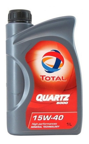 Aceite Total Quartz 5000 15w40 1l