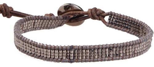 Kelitch Agate Pyrite Beaded Friendship Bracelets Wrap Bracel