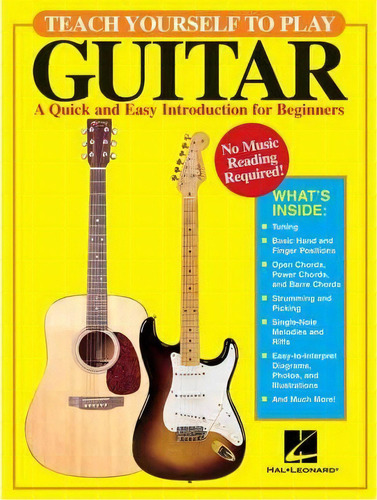 Teach Yourself To Play Guitar : A Quick And Easy Introduction For Beginners, De David M. Brewster. Editorial Hal Leonard Corporation, Tapa Blanda En Inglés, 2004