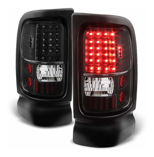 Para Dodge Ram Negro Tira Luz Trasera Led Freno