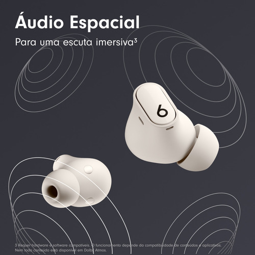 Beats Studio Buds + O autêntico fone sem fio com cancelamento de ruído – Marfim - Distribuidor Autorizado