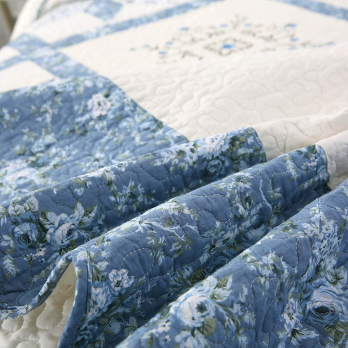 Colcha De Cama Acolchada De Lujo Kasentex 100% Algodón Con