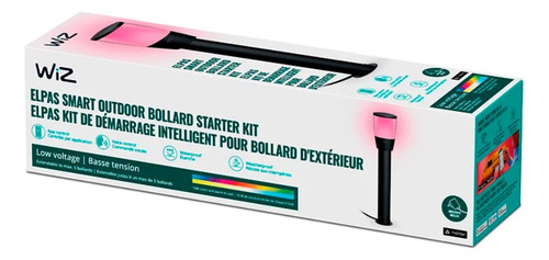 Kit Inicial De Iluminación Bollard Para Exterior Wiz