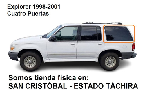 Vidrio Quarter Izquierdo Explorer 4 Puertas 1998-2001 Nuevo