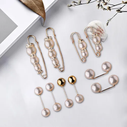 10 Piezas Broche Pins Suéter Chal Clips Set Cintura