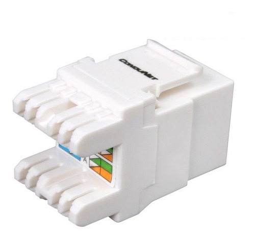 Jack Rj45 Keyston Blanco Cat 5e Condunet 8699125arj