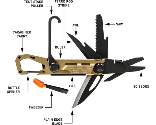 Gerber Multi Herramienta Stake Oout Champaña