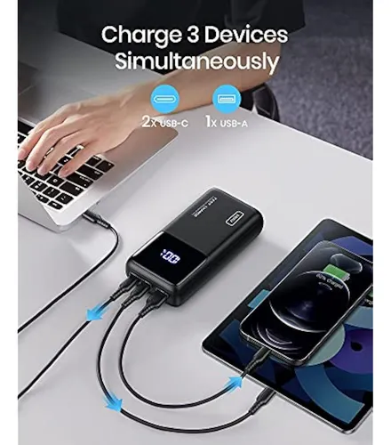 Powerbank Iniu 65w 25000mah Carga Rapida Usb-c Soporte