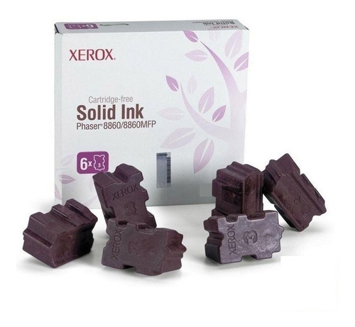Tinta Solida Xerox 108r00818 Magenta Caja X6 Phaser 8860