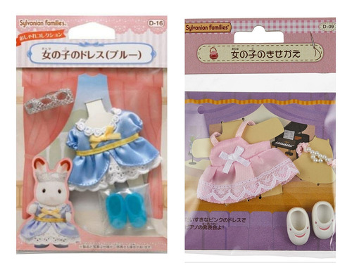 Vestido De Princesa Y Bailarina Para Muñequitos Sylvanian Fa