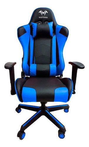 Silla Gamer Wattana K-gx2 Alfa Negra-azul