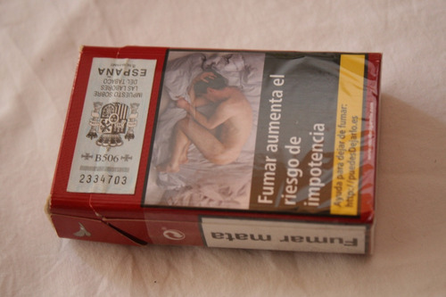 Marquilla Box 20. Winston Classic . España2017 .vacía