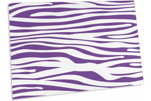3drose Purple And White Zebra Print Stylish Girly Animal. -