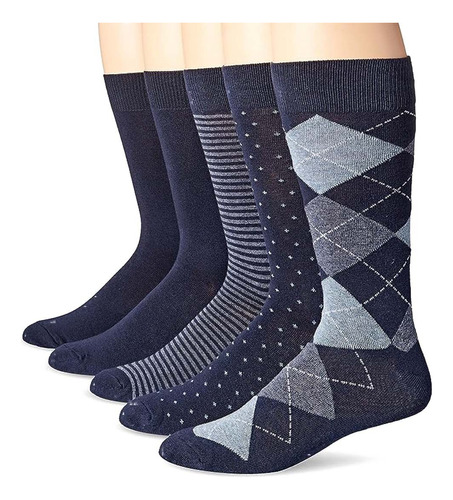 Calcetines De Vestir Para Hombre Algodón 12 Pares