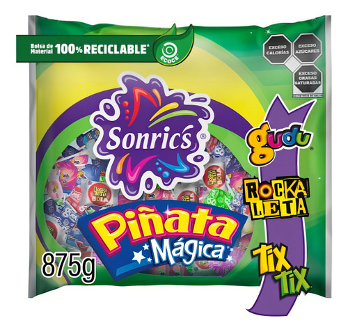 Kit Dulces Sonric´s Piñata Mágica Surtida 875 G
