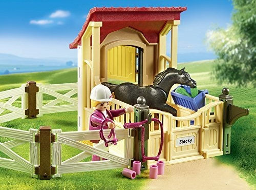 Playmobil Horse Stable Com Conjunto De Construção Araber Mul