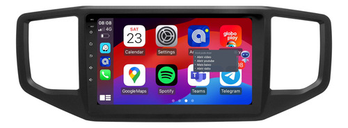 Multimidia Amarok 17/22 Android 14 9p 2gb Voz Carplay 2cam