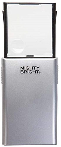 Mighty Bright 86012 Con Luz Emergente De La Lupa, Plata