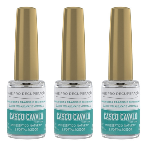 Casco De Cavalo Trop Care Pro Recuperacao 8ml - Kit C/ 3un