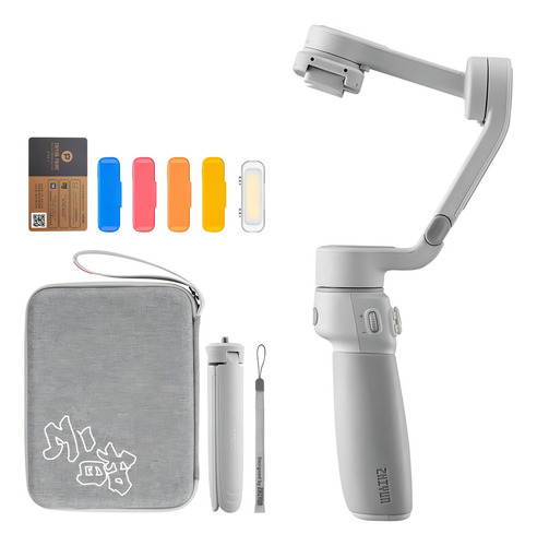 Estabilizador Zhiyun Smooth Q4 Combo Com Led Cor Cinza