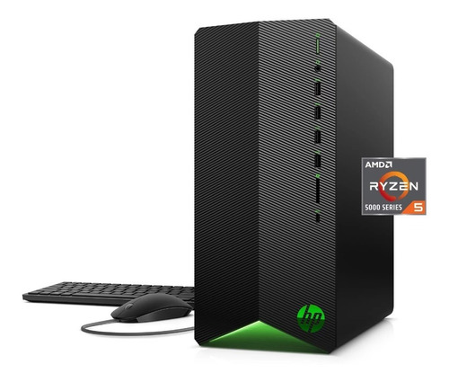 Imagen 2 de 5 de Hp Gamer Gaming Pc, Ryzen 5, Ati Rx5500, 16gb Ram, 256 Gb M2