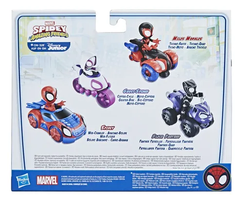 Figura De Acción Hasbro Miles Morales Con Tecno-moto Marvel