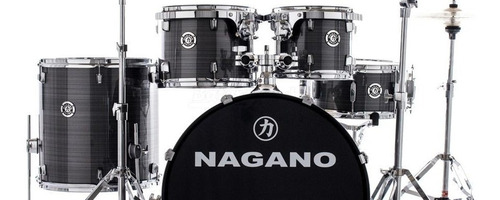 Bateria Nagano Garage Rock B22 Vintage Stripe C/ Brinde
