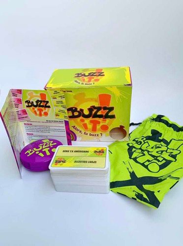 Imagen 2 de 2 de Buzz It! Juego De Mesa En Francés. Usado Como Nuevo.