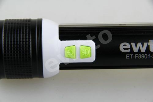 Linterna C/zoom Y Lampara C/luz Roja + Power Bank Ewtto 8901