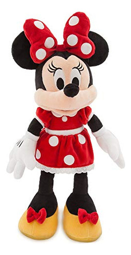 Vestido De Pelúcia Disney Minnie Mouse Vermelho 45cm