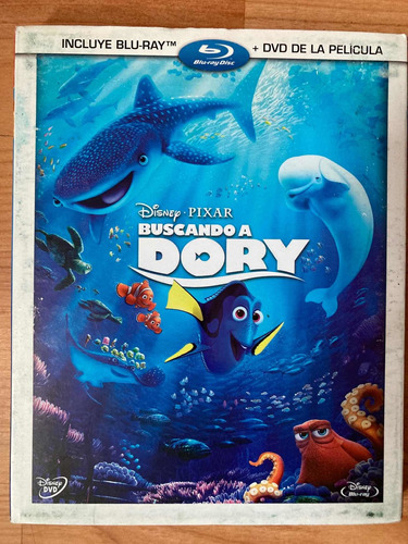 Disney Buscando A Dory Blu Ray + Dvd  Nuevo
