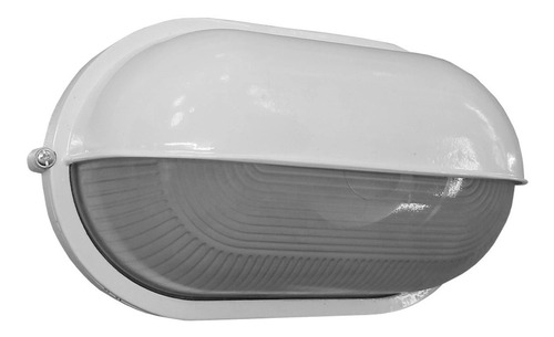 Tortuga Oval Aluminio Con Visera Grande 28cm Apto Led