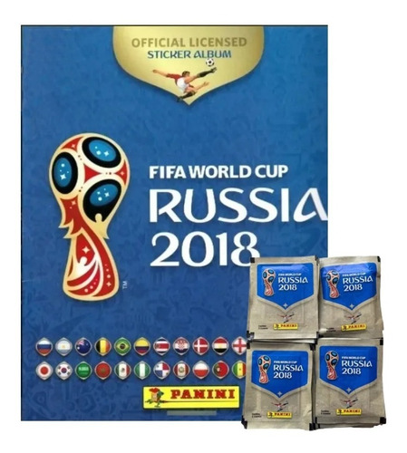 Pack Album + 20 Sobres Mundial Rusia 2018 Panini Original