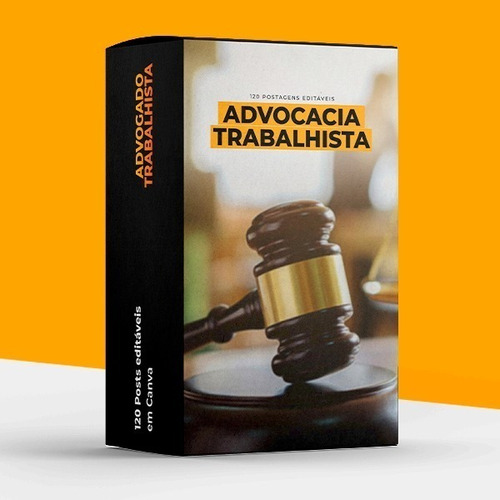 Artes Para Advogados Trabalhista Editáveis - Pacote Com 120