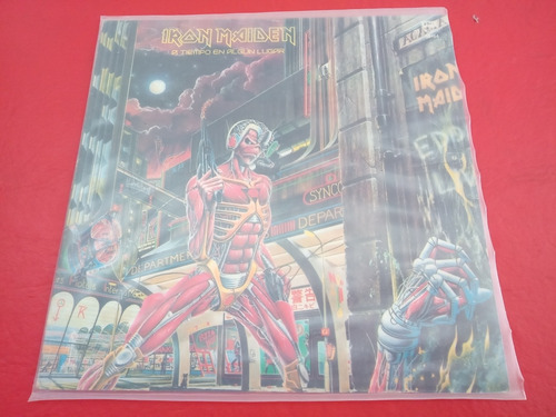 Iron Maiden A Tiempo En Algun Lugar Vinilo 