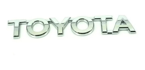 Emblema, Letras Traseras Toyota Cromado + Adhesivo -variedad