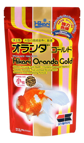 Alimento Hikari Oranda Gold Japones Goldfish 300g Realza Col