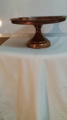 Base Para Torta De Bronce. (Usado)